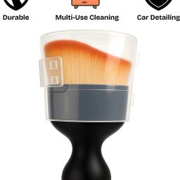Premium Car Detailing Brush | Soft Bristles & Comfort Grip | Deep Clean | Multi-Use | Durable & Reusable Cleaning Tool | Vehicle Interior Cleaner-image-4