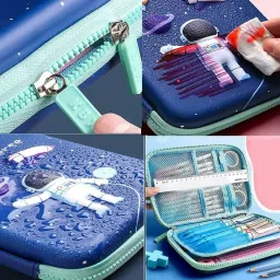 Universe 3D Print Stationery Storage Case | Available in Big Size(RP115) Art EVA Pencil Box-image-5