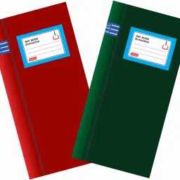 No.7 Day Book Canvas Binding Register Size (13.0cm X 34.0cm) 448 Pages 1-Part Daily Entry Bases-14