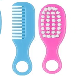 Pack of 2pcs Comb & Brush Set | Baby Hair Grooming Combo-image-43