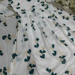 Floral Print Georgette Stitched Anarkali Gown-image-74