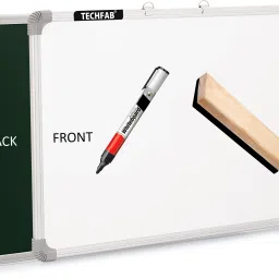 Non Magnetic Non Magnetic Whiteboard 1.5X2 ft.With 1 Marker And 1 Non Magnetic Duster Whiteboards and Duster Combos-7