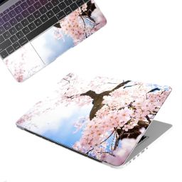 Galaxsia Floral D45 Top+Wrist Pad Vinyl Laptop Skin/Cover Upto 15.6 Inches Laptops for vinyl Laptop Skin Compatible for 15.6 inch-image-1