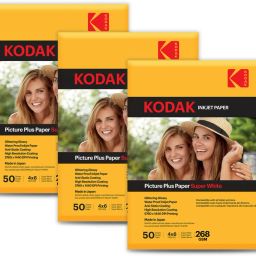 268 GSM 150 Sheet RC(ResinCoated) HighGlossy PicturePlus Super White Waterproof unruled 4R (102x152mm) Inkjet 268 gsm Photo Paper-image-69