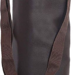 kuber industries Soft Leather Insulated Bottle Cover|Adjustable Strap With Drawstring (Brown)-picture-33