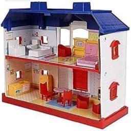 24 Pieces Beautiful Doll House / Dream House with Furniture Playset--image-23