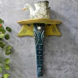 Antique Looks Wooden Wall Shelf By Disoo Fashions-picture-7