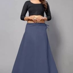 Rf Fashion Grey petticoat Pure Cotton Petticoat-image-15