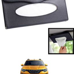maties Universal Lightweight/Waterproof Leatherite Rectangle Black Tissue For Car-277 Vehicle Tissue Dispenser-picture-42