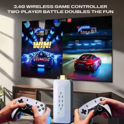 COUNTACH Retro M22 Game Stick Video Game Console 30000+ Games with 2 Wireless Controllers 30000+ Game GB with 30000+ Game,GTA,God of War, Tekken 6, Mario Contra , Street Fighter, Retro Games image 2