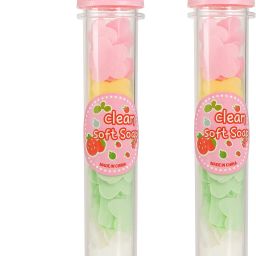 Portable Travel Soft Scented Paper Soap Assorted Flower Design Tube Shape Bottle-image-46