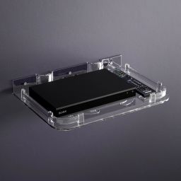 Wall Shelf for WiFi Router, Set Top Box, Mobile & Telephone – Modern Organizer Acrylic Toilet Paper Holder-image-67