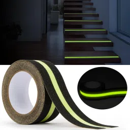 6.5 Meter Non-Slip Traction Luminous Tape Sticker Reduce The Risk of Slipping Weather resistant Anti Slip Strong Safety Warning Glow tape Indoor Outdoor Long-lasting Anti Slip Skid Tape for Stairs Steps (Manual)-28