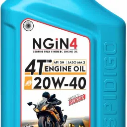 NGIN4 4T 20W40 1LTR | BIKE ENGINE OIL | BS6 READY | Full-Synthetic Engine Oil-picture-21
