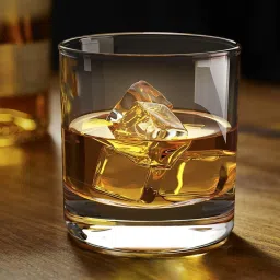 (Pack of 6) Round shape classic Regular Glass Whiskey Glass, Crystal Rocks Whiskey Glasses Set of 6 for Scotch, Bourbon, Vodka, Liquor (325ml) Glass Set Whisky Glass-image-7