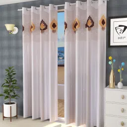 213.5 cm (7 ft) Polyester Door Curtain (Pack Of 2)-22