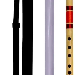 C SHARP 7 Hole Bamboo Flute Bansuri |Solid PVC Tube| with Bag Bamboo Flute Bamboo Flute-17
