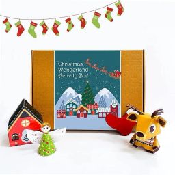 Christmas Wonderland Activity Box | Christmas Craft Kit for Kids | Age:3-8 Years-image-12