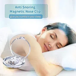 Snore Stopper Free-Sleep Magnetic Nose Clip Stop Snoring-Unisex Soft Silicon Anti-snoring Device-7