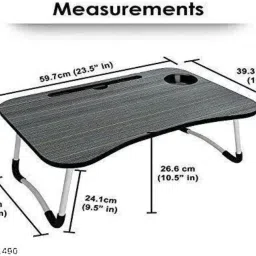 vasukien Foldable multipurpose Table Solid Wood Study Table image 3