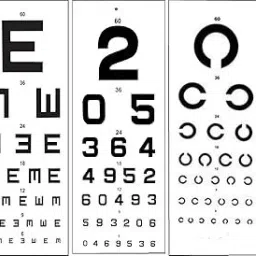 Vision Snellen Chart for Eye Testing (English ,Hindi , C , E , Numbers Chart) Posture Corrector-25