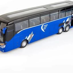 1:32 Setra Luxury Die-Cast Bus Toy | Pull Back | Sound & Light - Blue-image-73