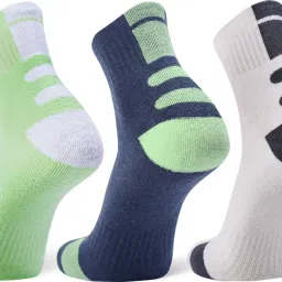 Sports/Athletic Wear Cotton Socks For Men Color Block Ankle Length-image-10