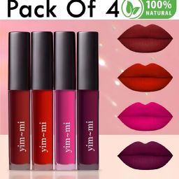 Liquid Matte Lip Stick For Women & Girls (Red, Maroon, Pink, Purple, 16 ml)-image-10