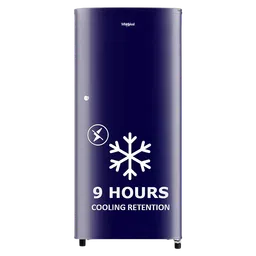Whirlpool WDE 184 Litres 3 Star Direct Cool Single Door Refrigerator with Antibacterial Gasket (72684, Sapphire Blue)-image-46