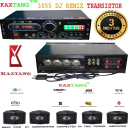 083 L.E.D SPECTRUM LIGHT NEW SERIES METAL DJ REMIX ABSTRACT VERSION WITH BETTER SOUND QUALITY 160 WATT USB SELECTOR MIC SELECTOR AND DVD SELECTOR WITH HEAVY HEAT SINK Double Mic TV/ DVD / BT / USB/SD Card /FM /AUX 1000 W P.M.P.O AV Power Amplifier (Black) 360 W AV Power Amplifier-15