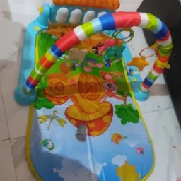 Soft Kick Piano Mat with Hanging Animal Toys – Baby Gym for 0-12 Months-picture-40