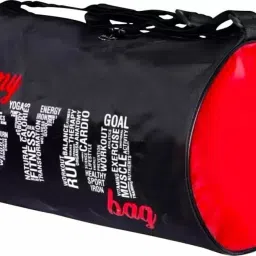 20 L Gym Duffel Bag - New Gym Duffel Bag || Gym Bag || Shoulder Gym Bag || Fitness Kit - Red, Black-image-69
