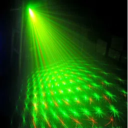 sellrider Multi DOT Pattern Laser Disco Light Projector Stage Lighting for Party & Diwali Dual Disco Ball image 5