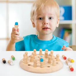 Colorful Memory Chess, Funny Block Board Game, Early Educational Toy Educational Board Games-40