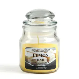 hosley Lemon Bar Aroma Yellow Wax Scented Candle-picture-24