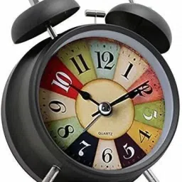 Analog Black Clock-8