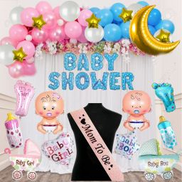 Baby Shower Decoration Items - 73Pcs Baby Shower Decorations-14