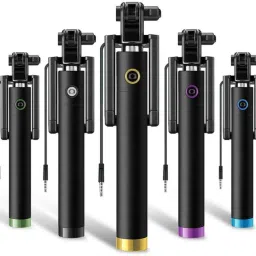 G2L UNIVERSAL WIRED HANDHELD MONOPOD FOR PHONE HOLDER OR PHOTOGRAPHY VIDEO RECORDING YOUTUBE REELS & CAPUTURE EVERY SPECIAL MOMENT Cable Selfie Stick-image-20