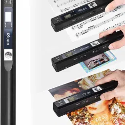 microware 32GB SD Card Supported Portable Scanner with OCR Reader 900Dpi Iscan Handheld A4 Document / Book Scanner Jpg And Pdf Formate Corded Portable Scanner image 5