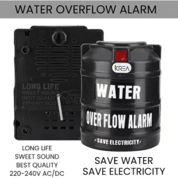 KREA Water Tank Overflow Alarm with human voice (Connecting wire is not included) Wired Sensor Security System image 2