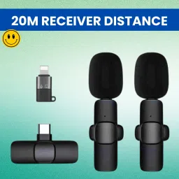 K9 Wireless Microphone Receiver With Recording Clip Mic for Youtube/VloggingP226 Microphone-36