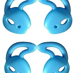 Crysendo Soft Silicone Rubber Replacement Earbuds Blue Pack of 2 Pcs In The Ear Headphone Cushion-9
