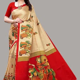 yashika Printed Bollywood Art Silk Saree-picture-34