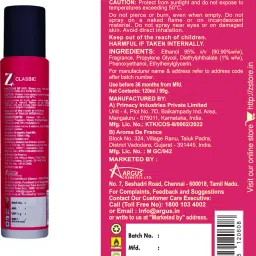 z - magnetism for men Classic Deodorant Spray-For Men image 2