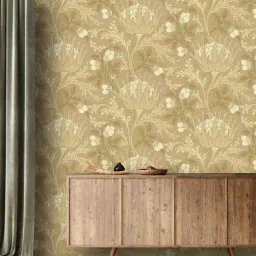 shaakh Artichoke Motifs Central (48X30In) Self-Adhesive Wallpaper-picture-41