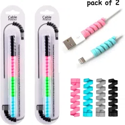 Wanzhow Universal Multipurpose Spiral Charger Wire Cable Cable Protector-27