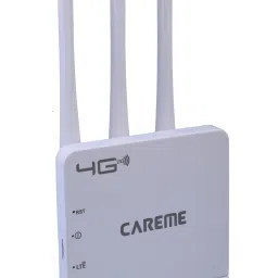 CareME 4G Sim Router with Triple Antenna, Support All GSM Sim with 100 Mtr Range, Speed 4G Router 2.4 GHz 150 Mbps Wifi Speed NA External Antenna MiFi (Sim Based) image 2