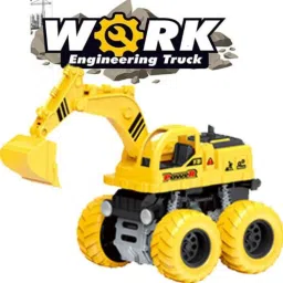 • Charming Friction Powered Bucket Excavator Unbreakable Deformation Impact Engineering Automobile Construction Vehicles/Car Toys for Children/Kids-image-14