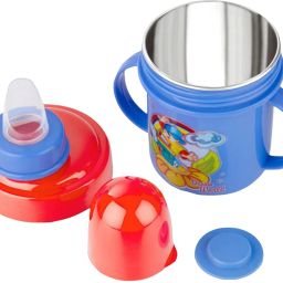 Hippo Stainless Steel Baby Spout Sipper Cup for Kids Age 3 to 18 Month 250 Ml-53