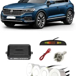 YB617 Silver Car Reverse Parking Sensor with LED Display 4 Sensor Y617 Parking Sensor-image-0